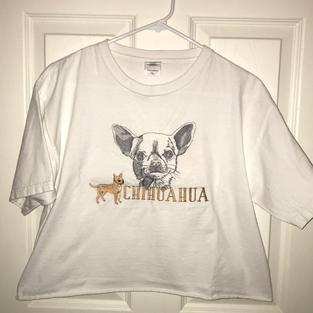 Vintage Chihuahua Cropped Tee